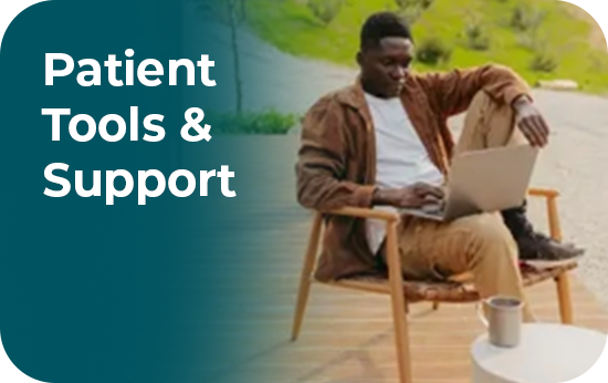 Patient Tools & Support thumbnail - educational and practice resources