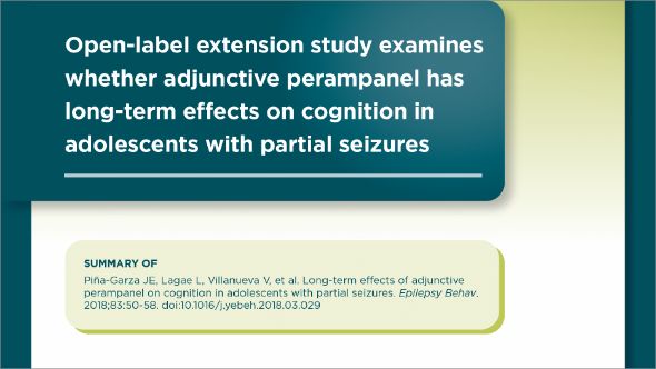 Cognition Open-Label Extension Study Reprint Carrier